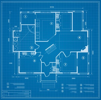blueprint for house